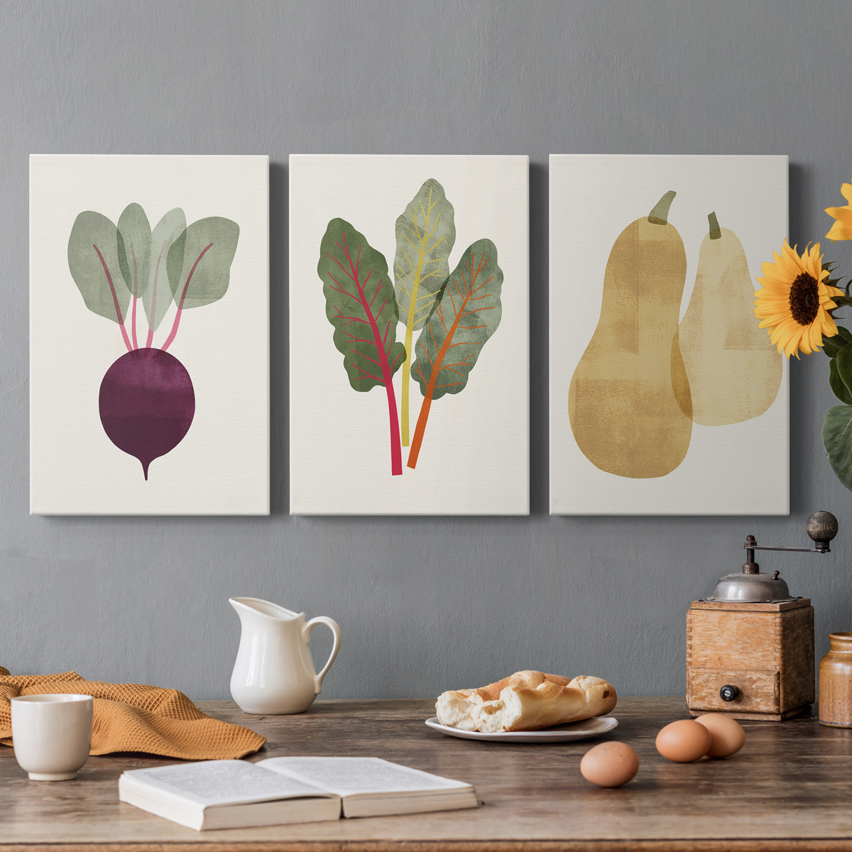 Organic Veg IX Premium Gallery Wrapped Canvas - Ready to Hang - 18 x 27 Each