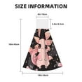 thumbnail image 3 of Disketp Cute Axolotl Sakura Blossoms B Hanging Kitchen Towel Tie Towels Tea Bar Dish Cloths Dry Towel for Laundry Room Decor (18*14in), 3 of 7