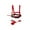 Red, variant on Apmemiss Clearance Ski Harness for Kids, Kids Snowboard Ski Backpack for Toddler Snowboard Beginner, Teach Child to Ski and Control Speed of Snowboarding, Ski Harness Trainer Equipment for Kids