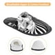 thumbnail image 3 of Balery Psychedelic Skull Illusion Art Pantuflas de Casa de Felpa Silenciosas con Diseño Estampado, Zapatillas Cómodas Antideslizantes de Algodón para Interior-Medium, 3 of 8