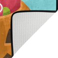thumbnail image 4 of Dreamtimes Puppy Halloween Pumpkin Lightweight Carpet Mats, 6'8" x 4'10" Area Soft Rugs Floor Mat Rug Home Decoration for Kids Room Living Room, 80"x 58", 4 of 6