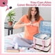 thumbnail image 5 of Estuche organizador de esmaltes de uñas Cheungren de tres capas, color rosa, 5 of 7