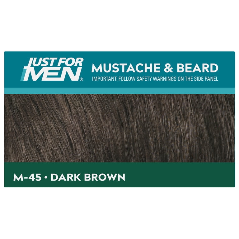 Just For Men, Beard Dye, M-45, Dark Brown with Brush Included