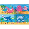 thumbnail image 1 of Children's puzzle 4 in 1 wooden iron box puzzle young children puzzle toddler building block toy assembly, early childhood fun puzzle, 1 of 5