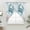 Blue, variant on Turquoise Carbs Coastal Swag Curtains for Kitchen/Bedroom/Living Room, Nautical Summer Beach Coral Jellyfish Scalloped Curtains 63 Inch Long, Window Swag Topper Curtains Valances 2 Panels Set 36"x63"