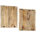 thumbnail image 2 of vidaXL Hand-Carved Wall Panels 2 pcs Solid Mango Wood 60x60x2.5 cm, 2 of 5