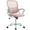 Pink, variant on JONPONY Desk Chair,Office Chair with Ergonomic Lumbar Support, Mid-Back Mesh Swivel Rolling Work with Wheels for Home, Office, Bedroom,Black