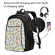 thumbnail image 2 of Easygdp Skateboard Mochila para Laptop de Viaje con Puerto USB, Mochila para Laptop con Puerto de Carga USB para Mujeres y Hombres, 2 of 7