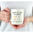 thumbnail image 3 of Koyal Wholesale Funny Ceramic Coffee Mug, Colorful Thanks For Being An Awesome, Mother in Law, 3 of 5
