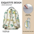 thumbnail image 5 of Lemon Pattern Backpack - Durable & Lightweight School Bookbag for High School & College, Spacious Campus Backpack with Padded Straps, Cute Gift, 5 of 6