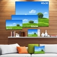 thumbnail image 3 of Calm Meadow with Single Tree - Landscape Canvas Art Print, 3 of 4