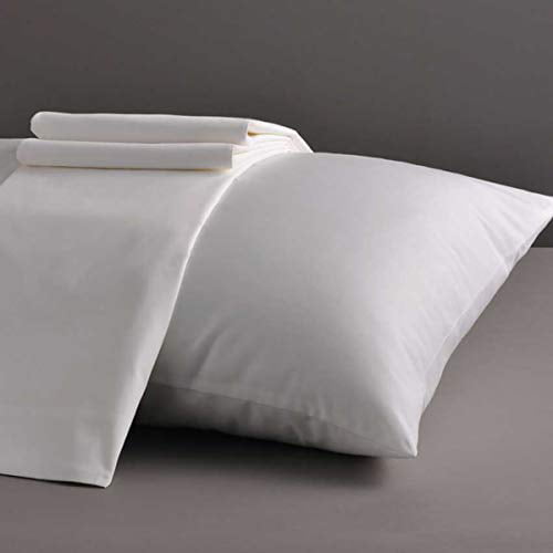 100% Egyptian T-300 Cotton Sateen Pair of Housewife Pillowcases Hotel Quality 
