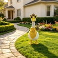 thumbnail image 6 of AZXY Porch Goose Outfit, Fits 23 Inch Porch Goose Statue, Summer Cowboy‑Style Goose Clothes for Cement Goose, Goose Clothing, Bandana Hat Sunglasses Outdoor Decor for Yard Patio Porch Garden, 6 of 8