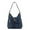 Navy, variant on MKF Collection Daphne Crocodile-Embossed Vegan Leather Shoulder Bag, Fashion Hobo Purse Handbag by Mia K - Charcoal Gray