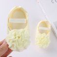 thumbnail image 5 of QISIWOLE Toddler Shoes Baby Girls Soft Bottom Net Yarn Soft Flowers Bow Princess Shoes,clearance under $10, 5 of 5