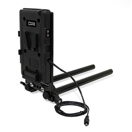 UPC: 0184323005383 | 15mm Rail Mount Cheese Plate with V-Mount Battery Plate and 18  Regulated 8V Cable for Canon C100/C100MK2