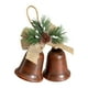 thumbnail image 1 of Decoración navideña con campanas de hierro, decoración rústica navideña, colgante para centro de mesa, recuerdos de fiesta, vacaciones Pintura de café, 1 of 8