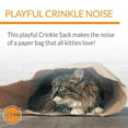 thumbnail image 4 of K&H Pet Products Kitty Crinkle Sack Tan 15 X 18 Inches, 4 of 7