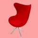 thumbnail image 2 of 1:12 Moderna Silla De Cisne Sillas De Respaldo Alto Conjunto De Zulema Juguetes en miniatura de casa de muñecas, 2 of 8