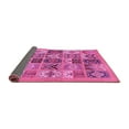 thumbnail image 2 of Ahgly Company Indoor Rectangle Abstract Pink Modern Area Rugs, 2' x 4', 2 of 4