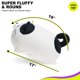 thumbnail image 3 of Juguete de peluche de gato supersuave, animal de peluche de gatito gordito esponjoso, almohada de gato de peluche adorable para niños o decoración del hogar (blanco, 60 cm) BANYUO Electrónica, 3 of 7