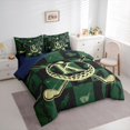 thumbnail image 3 of jejeloiu Monogrammed K 7-Piece Twin Bedding Sets,Golf Gamer Gaming Bedding Comforter Set,Cball Sport Games Sheet Sets For Girl Teens,Ultra Soft Bedroom Decor Reversible, 3 of 8