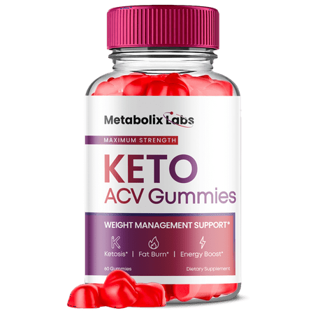 (1 Pack) Metabolix Labs Keto ACV Gummies - Supplement for Weight Loss - Energy & Focus Boosting Dietary Supplements for Weight Management & Metabolism - Fat Burn - 60 Gummies