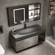 thumbnail image 2 of Bathroom Sink Cabinet Modern Minimalist Bathroom Cabinet Vanity Toilet Locker Washbasin Cabinets Under Sink Cabinet with Mirror My Lux Decor Round, 2 of 26