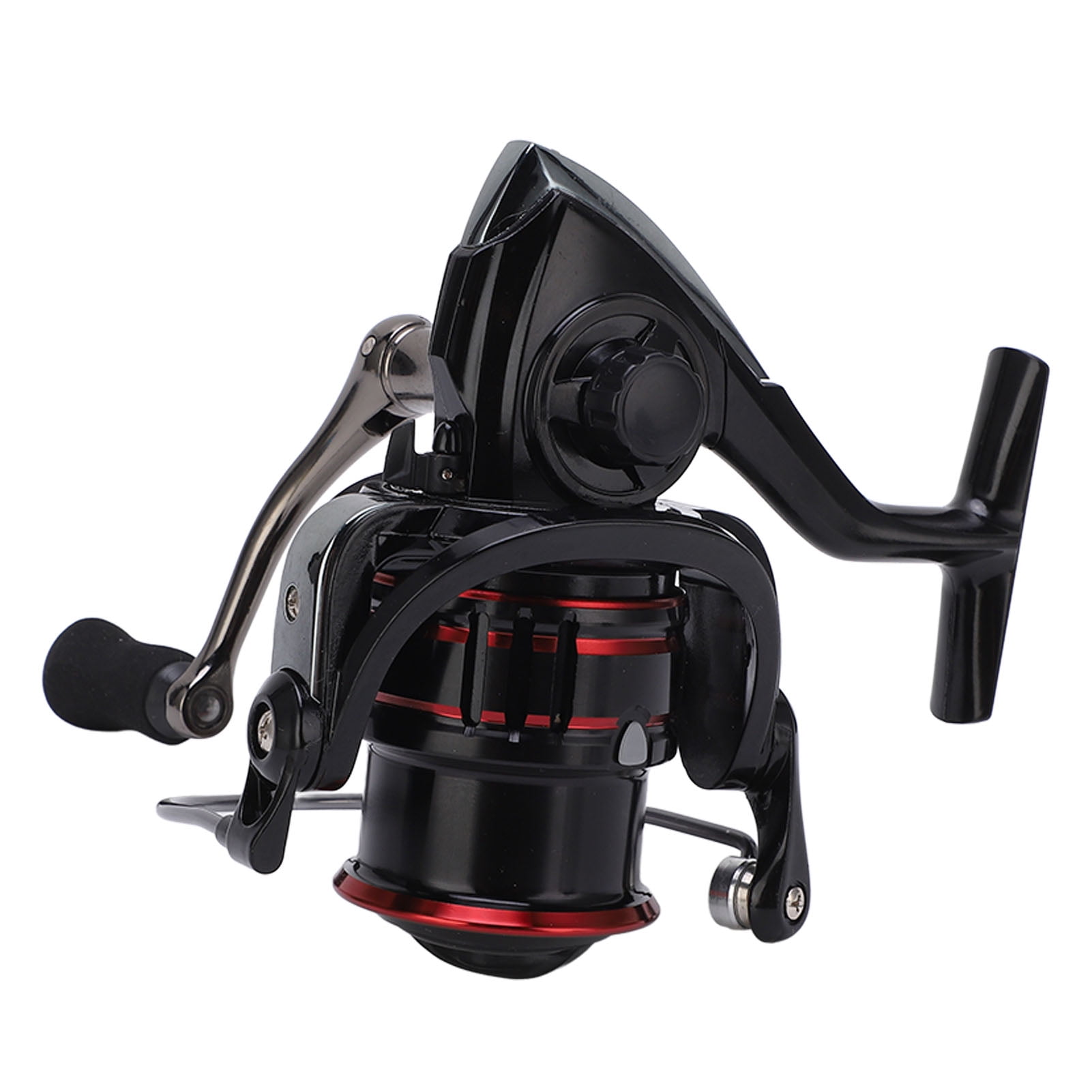 Rupoun 5.2:1 Gear Ratio Metal Spinning Fishing Reel, Size 5000, Ambidextrous Smooth Powerful Surf Casting Reel for Saltwater and Freshwater (15.0 cm / 5.9 inches)