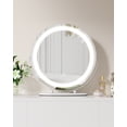 thumbnail image 1 of Large LED Vanity Mirror with 3 Color Lighting Modes – Tabletop Makeup Mirror for Bedroom, Bathroom & Dressing Room – Plug-in, 1 of 10
