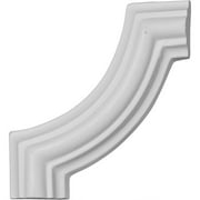Angle View: 3 1/8"W x 3 1/8"H Wakefield Traditional Panel Moulding Corner (matches moulding PML00X00CL)