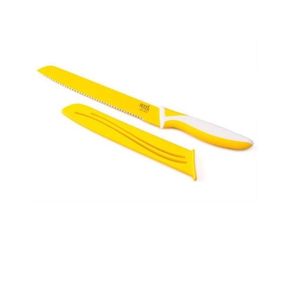 Bread Knife - Nonstick 7-in Blade - Yellow