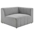 thumbnail image 2 of Modway Bartlett Upholstered Fabric Right-Arm Chair in Light Gray, 2 of 7