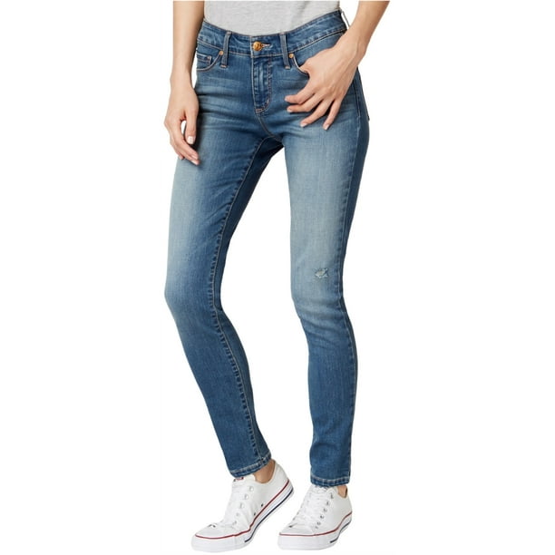 Vintage America Womens Wonderland Skinny Fit Jeans, Azul, 14