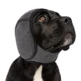 thumbnail image 2 of Sulaicai Adjustable Dog Noise Cancelling Ear Wrap, Soft Calming Ear Muffs for Fireworks Thunderstorms, Comfort Pet Ear Protection Hood for Grooming Bathing Swimming (Gray, Medium), 2 of 6