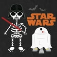 thumbnail image 2 of Men's Star Wars Halloween Darth Vader and R2-D2 White Costumes Graphic Tee Black Large, 2 of 5