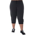 thumbnail image 2 of Women's Plus-Size Seamed Capri Jogger, 2 of 6