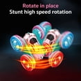 thumbnail image 6 of HNH RC Stunt Car for Boys Girls Ages 6-12, 2.4GHz Pink Remote Control Car, 4WD RC Cars Toys with Lights, Double-Sided Driving & 360°Flips, 2 Batteries, Presents Gifts, 6 of 6
