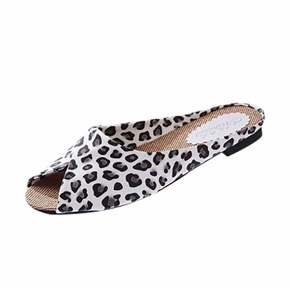 Ichuanyi Slippers for Women Summer Large Size Slippers Flat Open Toe Beach Casual Ladies Sandals