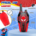thumbnail image 4 of Spider Walkie Talkie Para Niños Radio Juguete Belug, Rojo Azul, 4 of 5
