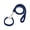 Blue Black, variant on Eight strand nylon woven dog collar leash set anti burst p chain for small medium large dogs daily walking