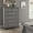 Antique Grey, variant on iNSPIRE Q Crestler Traditional 5-Drawer Chest with 2 Modular Storage Panels, Antique White