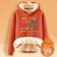 thumbnail image 2 of WILLBEST Sudadera para Mujer, Estilo Jersey Navideño de Manga Larga con Capucha y Estampado de Letras XX-Grande, 2 of 4