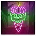 thumbnail image 1 of Letrero De Neón Calavera Helado, Decoración Pared Para Halloween, Sala Juegos, Dormitorio, Bar, Estar, Fiesta Cumpleaños 55cm, 1 of 3