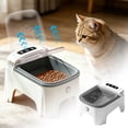 thumbnail image 2 of ZZHZGZ Sale Items on Clearance Food Dispenser Abs Automatic Cat Feeder Smart Feeder Rechargeable Battery | Timer Controlled Portioning Bowl with Sensor Lid for Dry Food Feeding Cats, 2 of 6