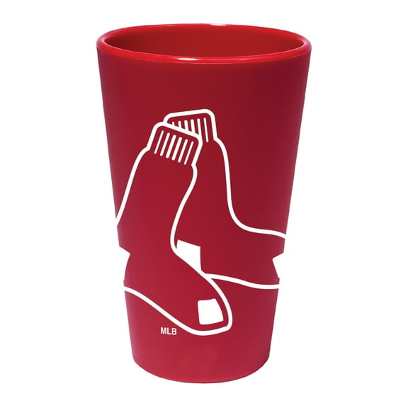 WinCraft Boston Red Sox 16oz. Team Color Silicone Pint Glass