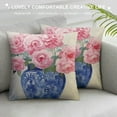 thumbnail image 3 of COMIO  Blue and White Pillow Covers, Chinoiserie Pillow Cover, Chinoiserie Decor, Blue Throw Pillows for Couch,Pillow Cover, 3 of 5