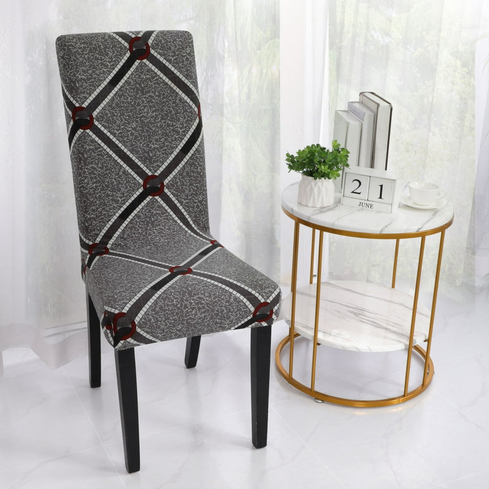 Stretch Dining Room Chair Cover for Shorty Parson Chair Cover for Home