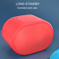 thumbnail image 4 of Gwong Electrónica Portátil Mini Bluetooth-Compatible con Bluetooth 5.0 Speaker inalámbrico con disco U disco TF Puerto de entrada Altavoz del subwoofer para interiores al aire libre, 4 of 6