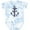 Tie Dye Blue, variant on Inktastic 1st Birthday Anchor Boys or Girls Baby Bodysuit
